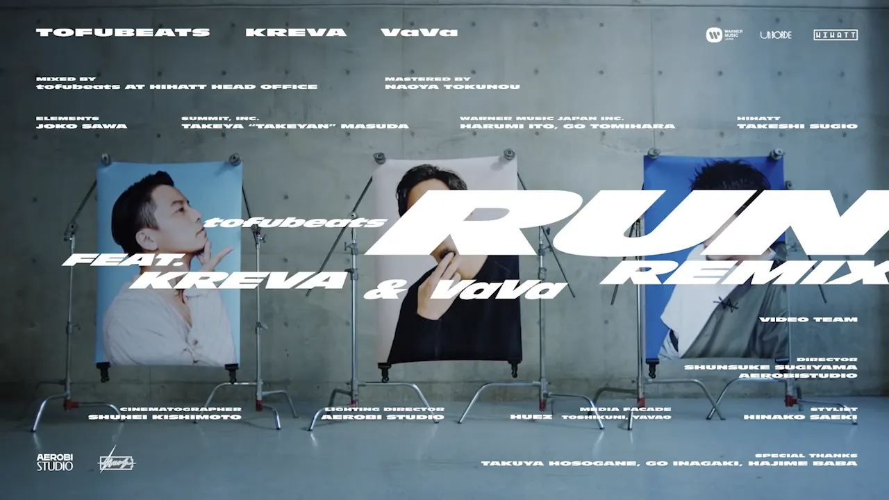 RUN REMIX (feat.KREVA & VaVa) - tofubeats